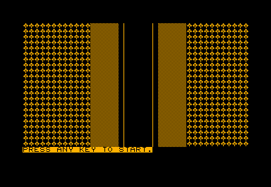 Street Racer game screenshot for Commodore PET